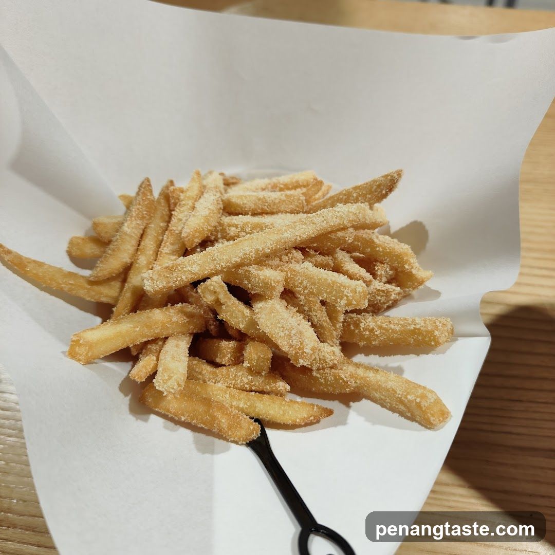 Fries in paper tray
