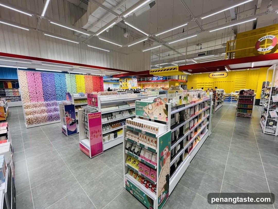 Interior of a retail store