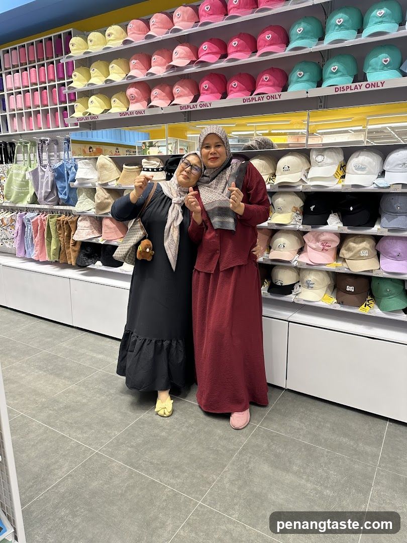 Two women in a retail store