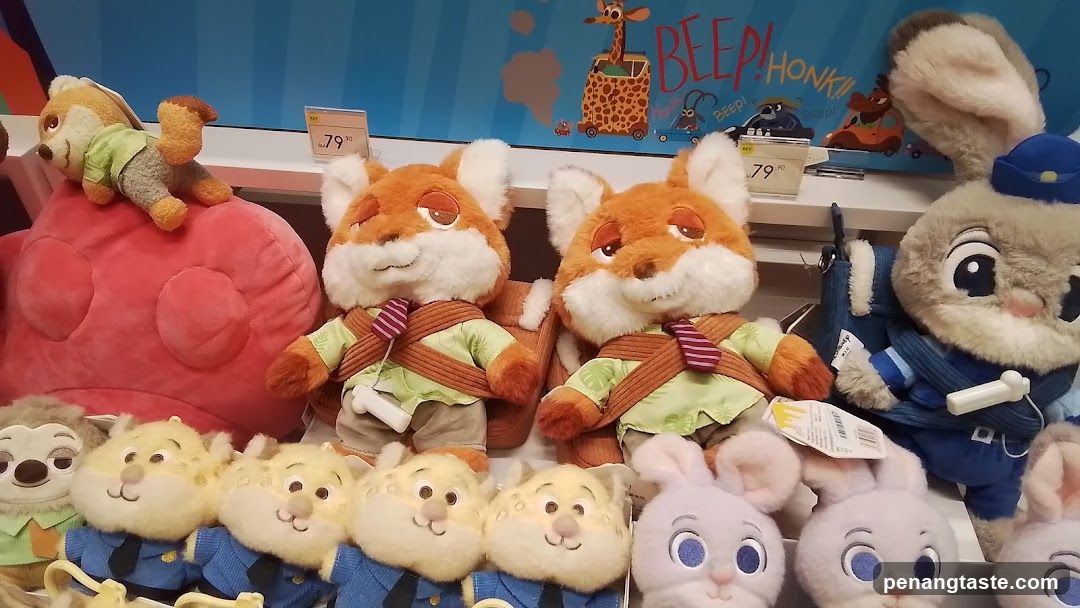 Store Display of Disney Zootopia Merchandise