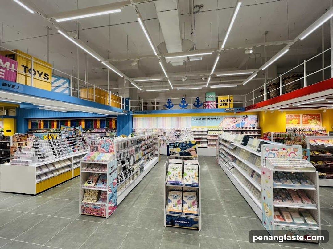 Interior of a retail store
