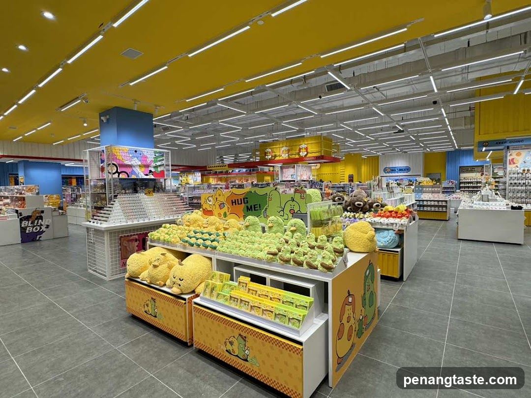 Interior of a brightly lit retail store