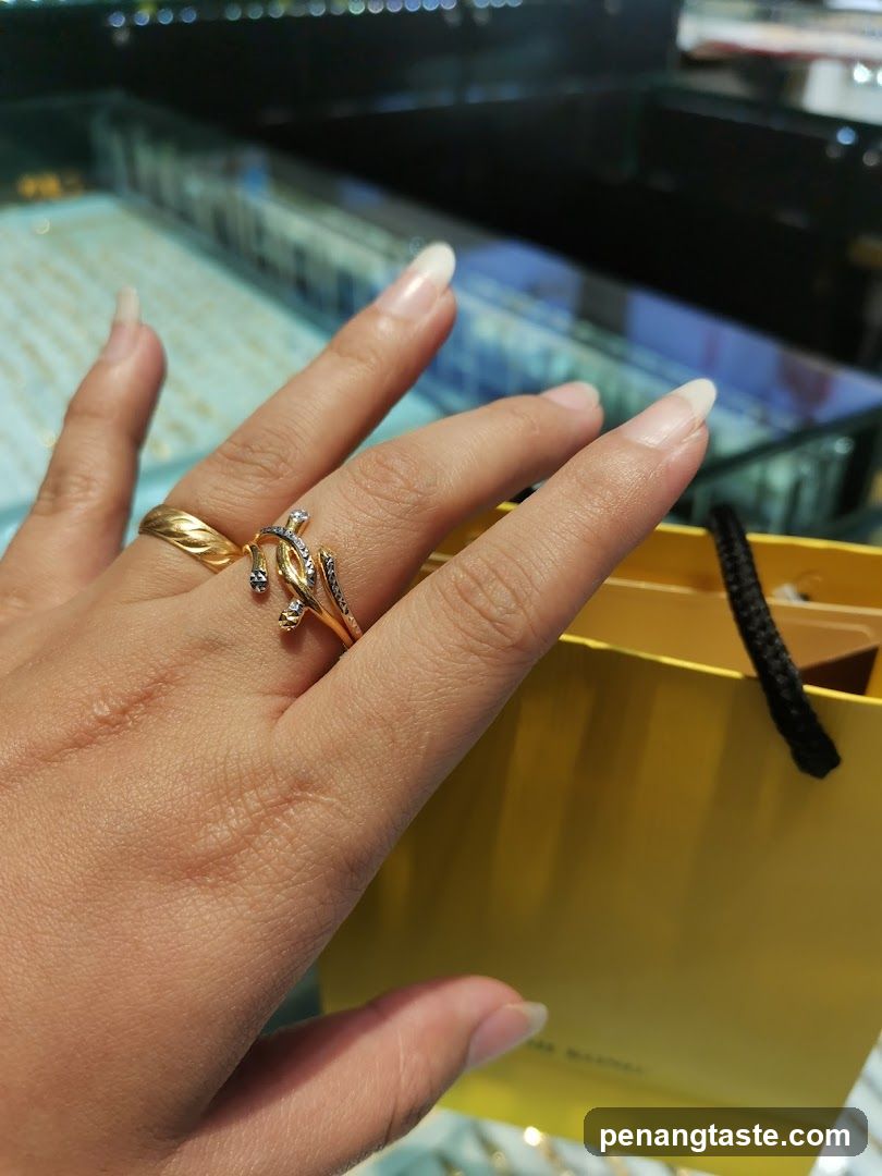 Hand with Jewelry in Store