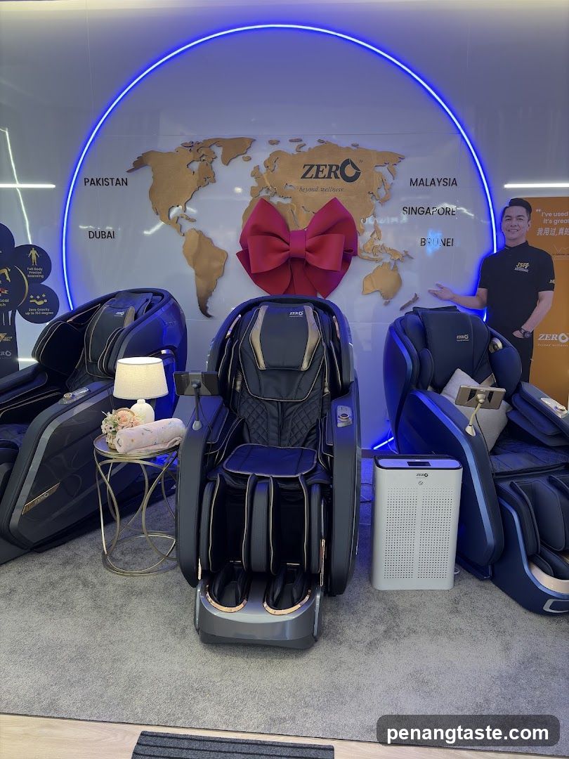 Interior Display of Massage Chairs