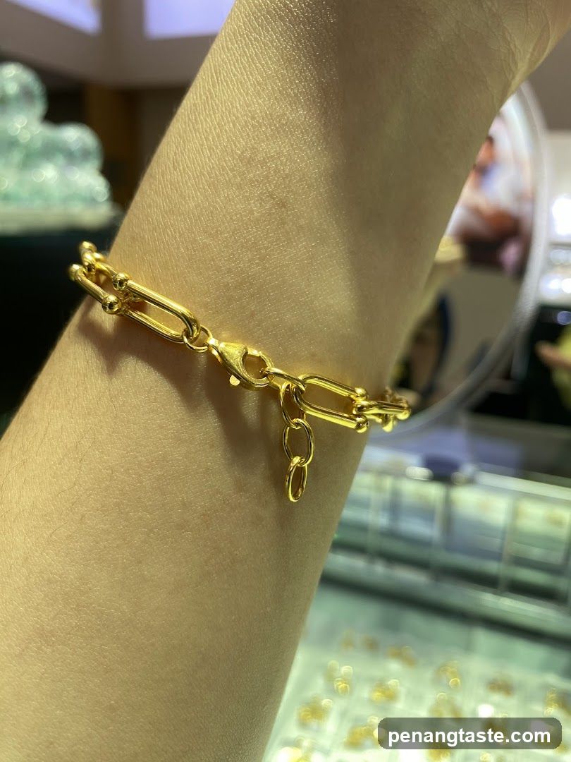Gold Bracelet Display