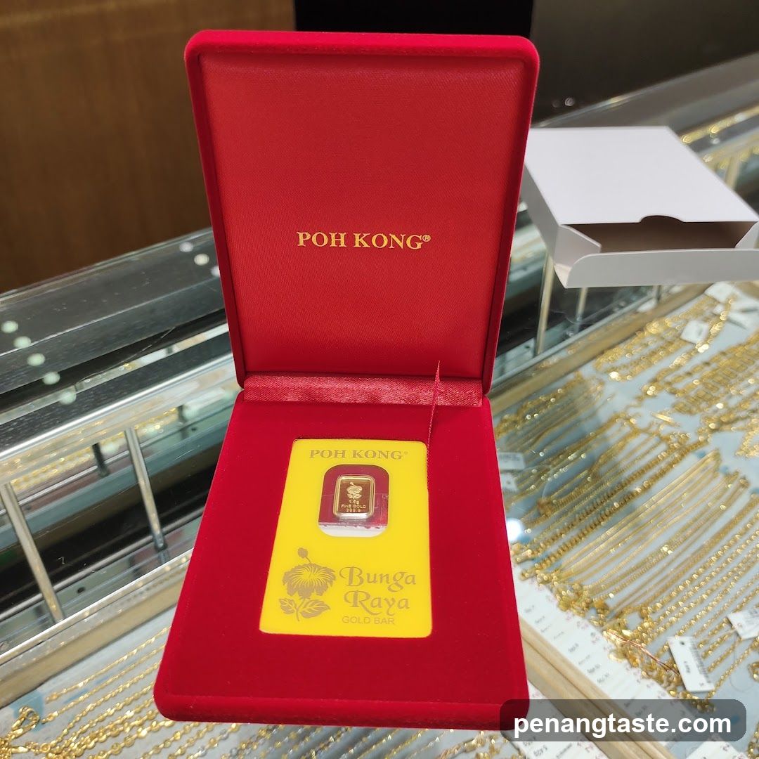 Poh Kong Gold Bar Display