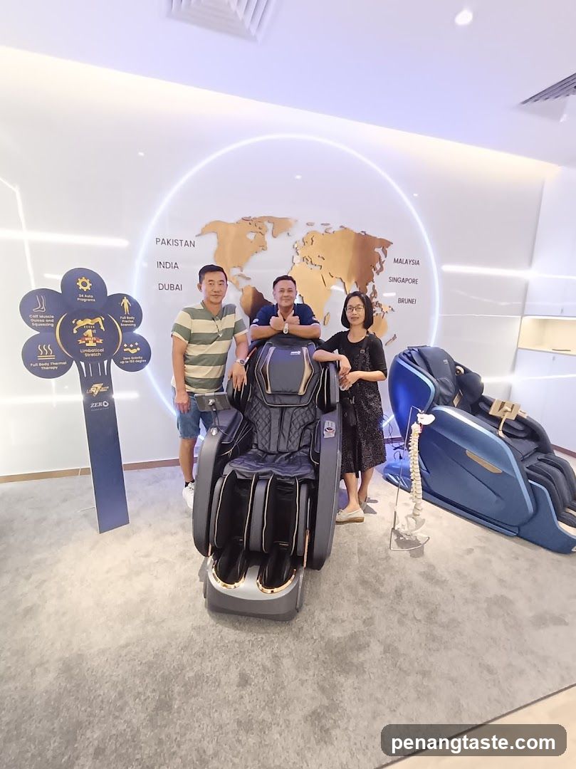 Interior Display of Massage Chairs