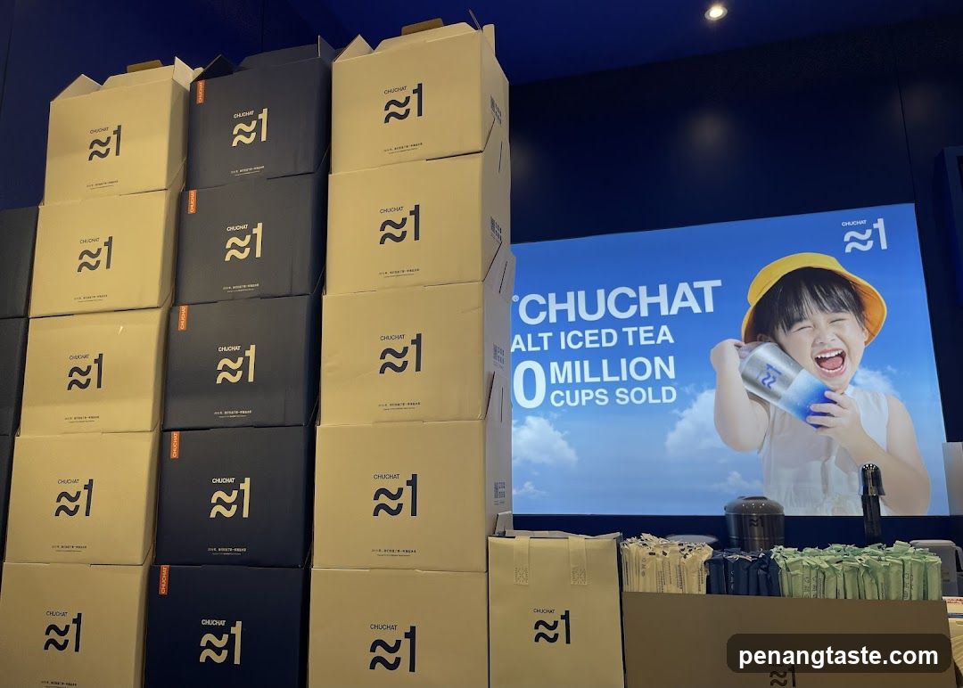 Chuchat Iced Tea Promotion Display