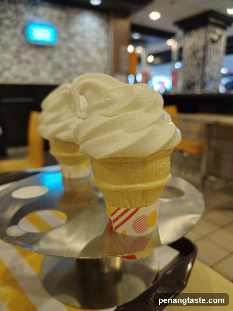 Soft Serve Ice Cream in Cone