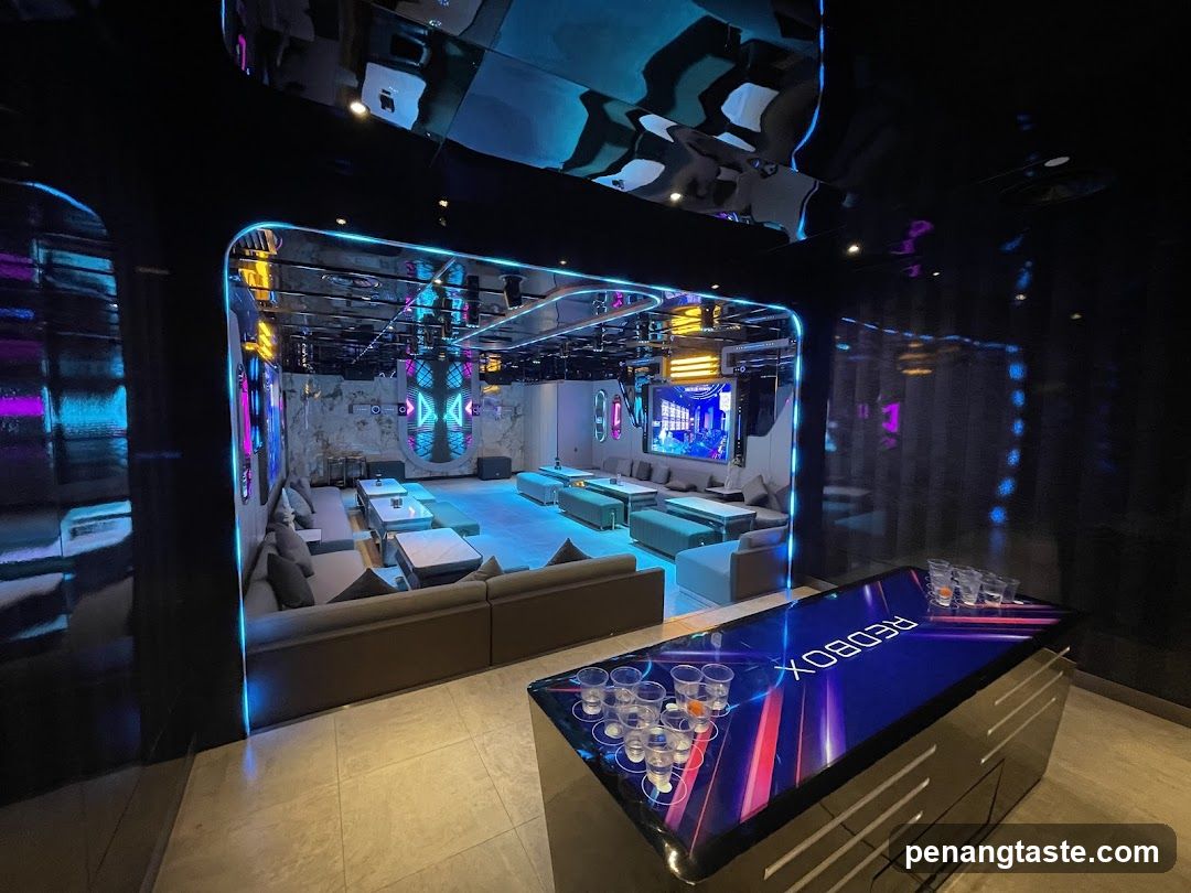 Interior of a nightclub or lounge