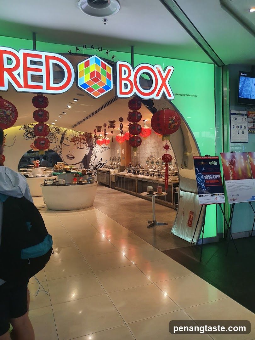 Red Box Karaoke Entrance