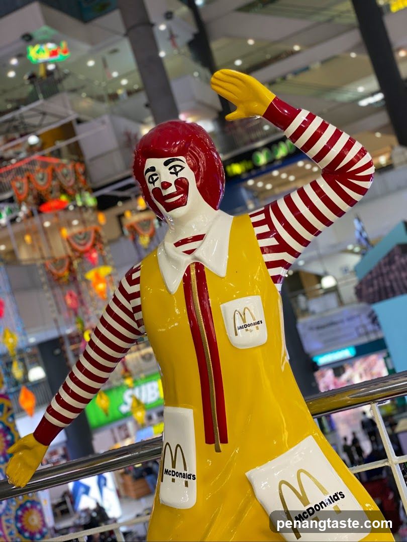 McDonald's Statue in Mall