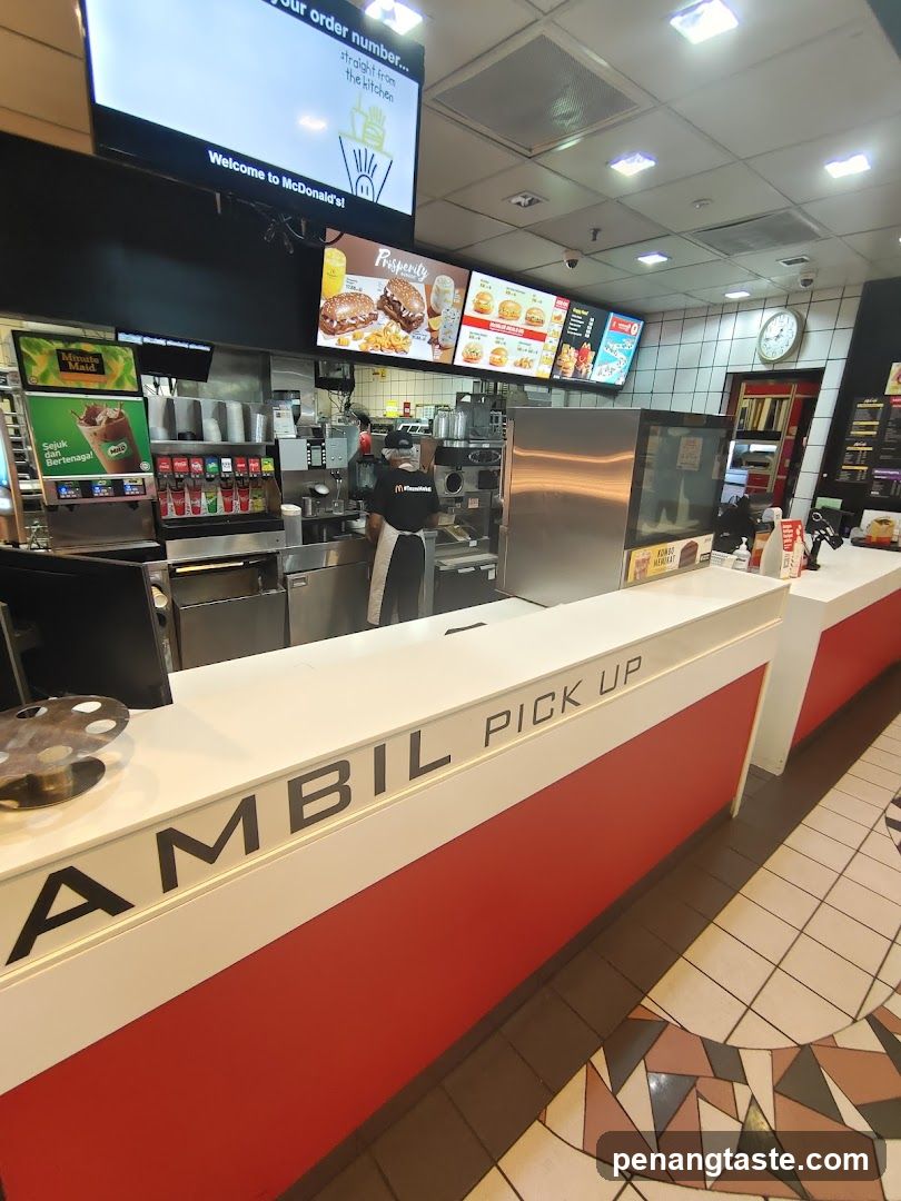 McDonald's Pickup Counter Interior