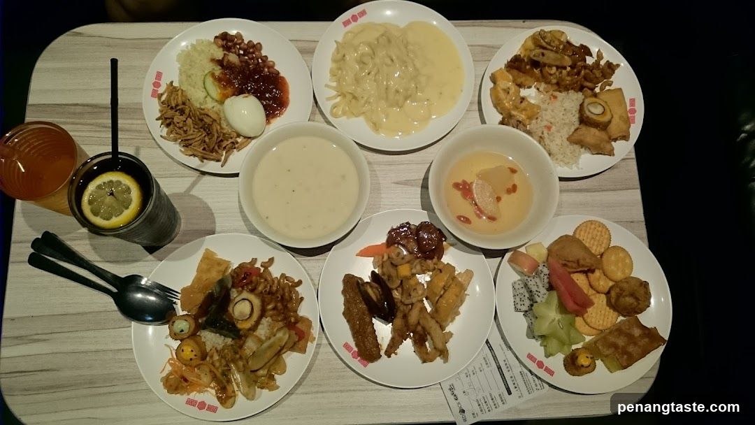 Table with assorted dishes