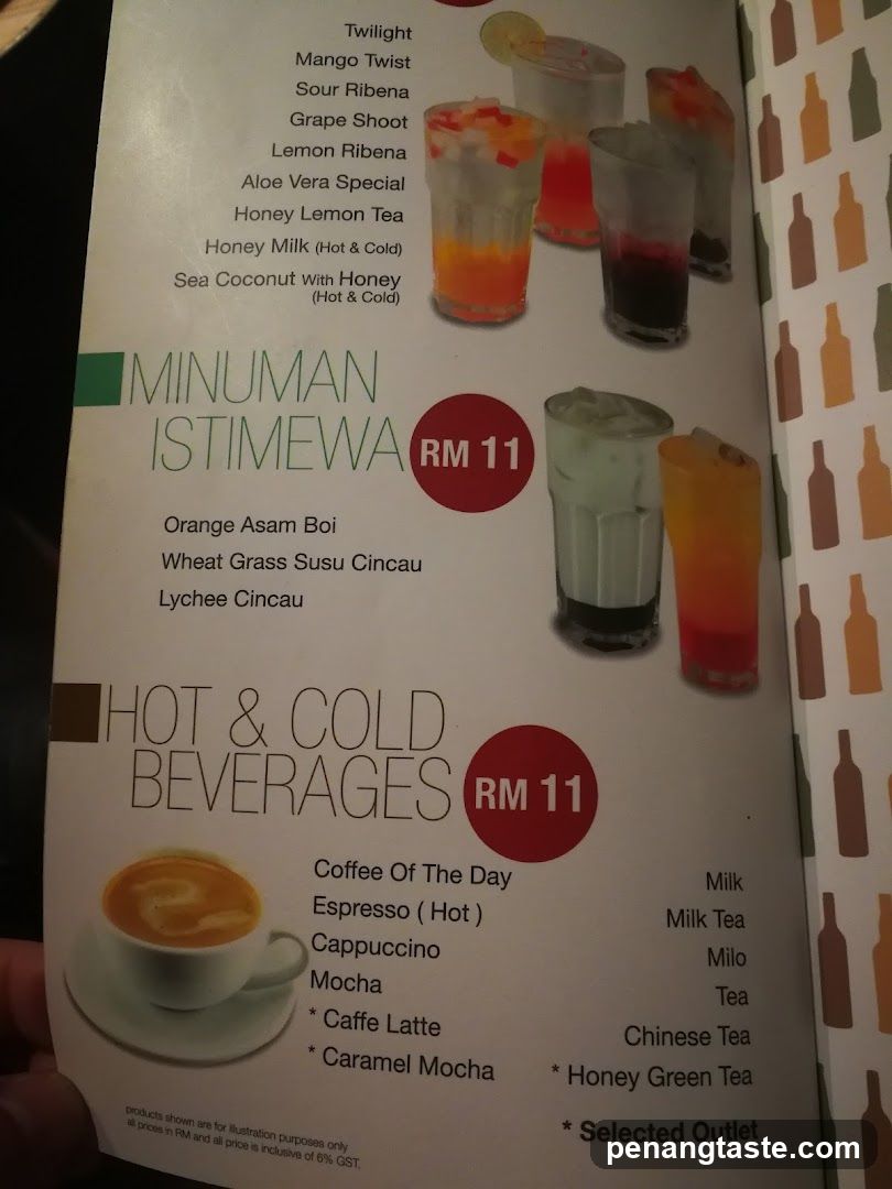 Beverage Menu