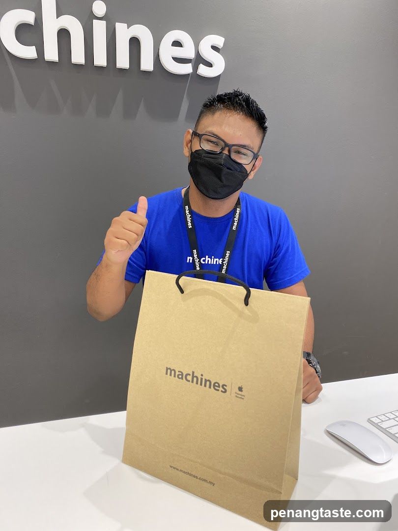 Staff Member at Counter