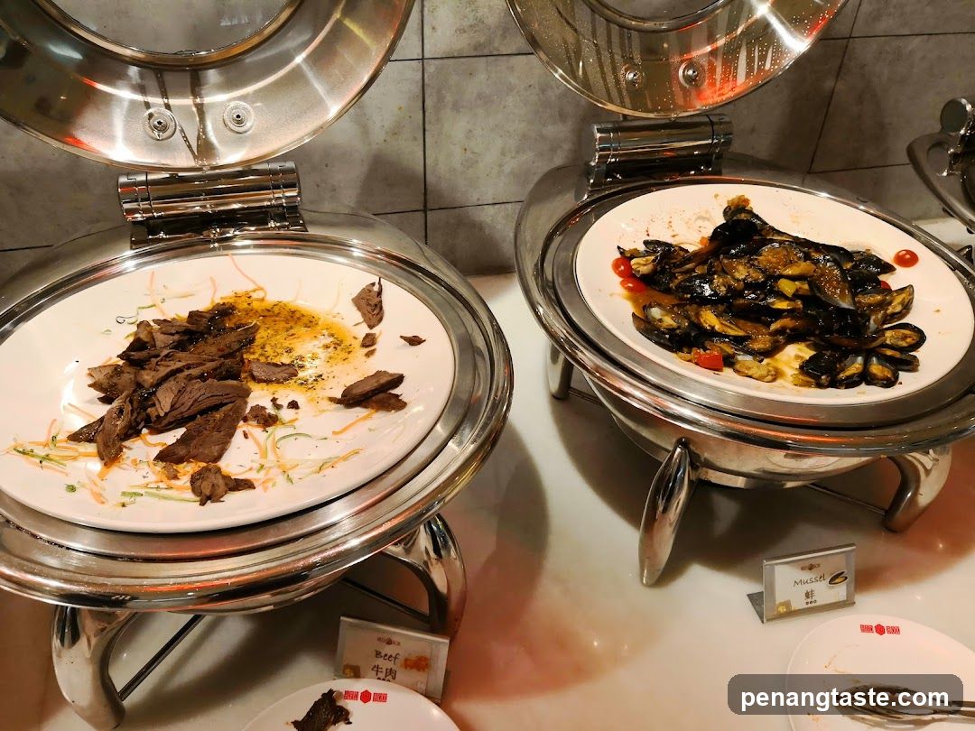 Restaurant buffet station
