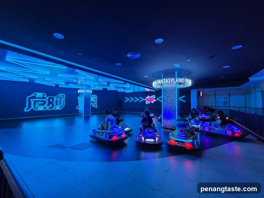 Indoor bumper car arena