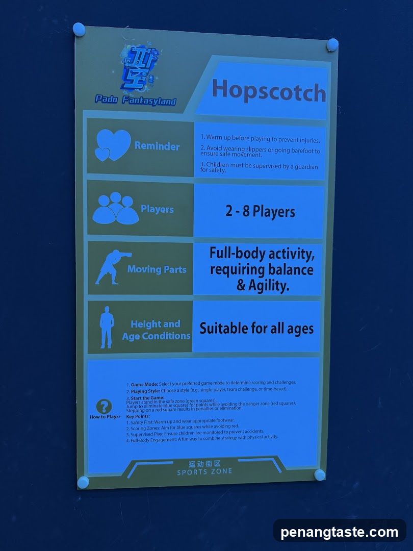 Hopscotch Game Instructions Board