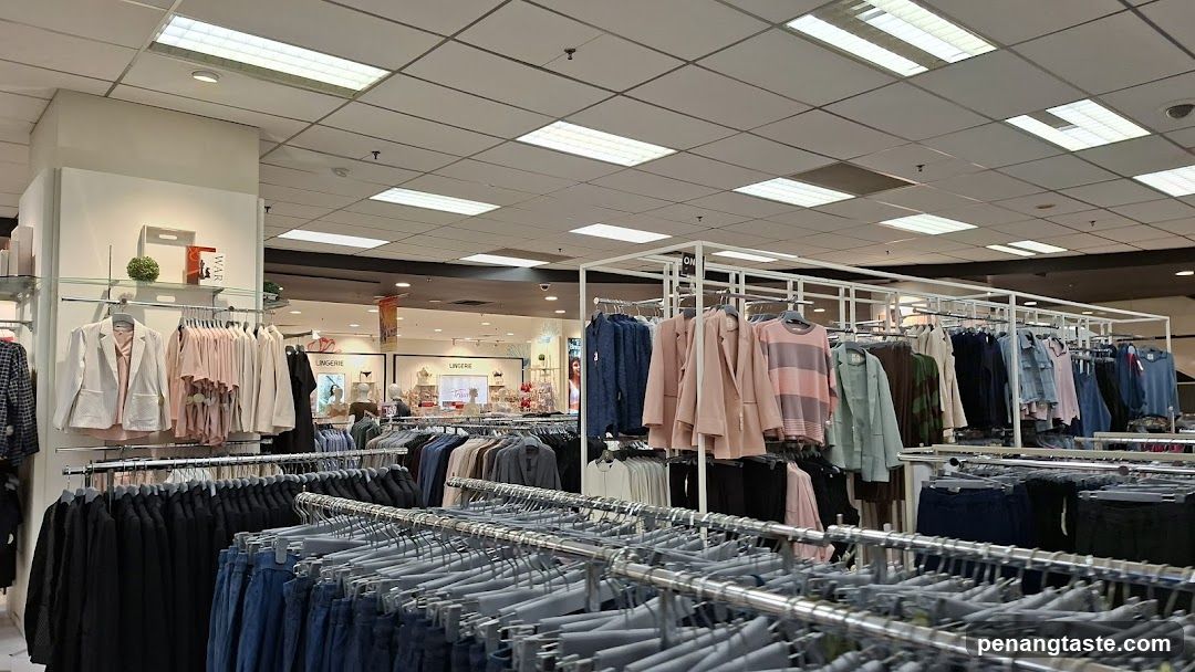 Interior of clothing store