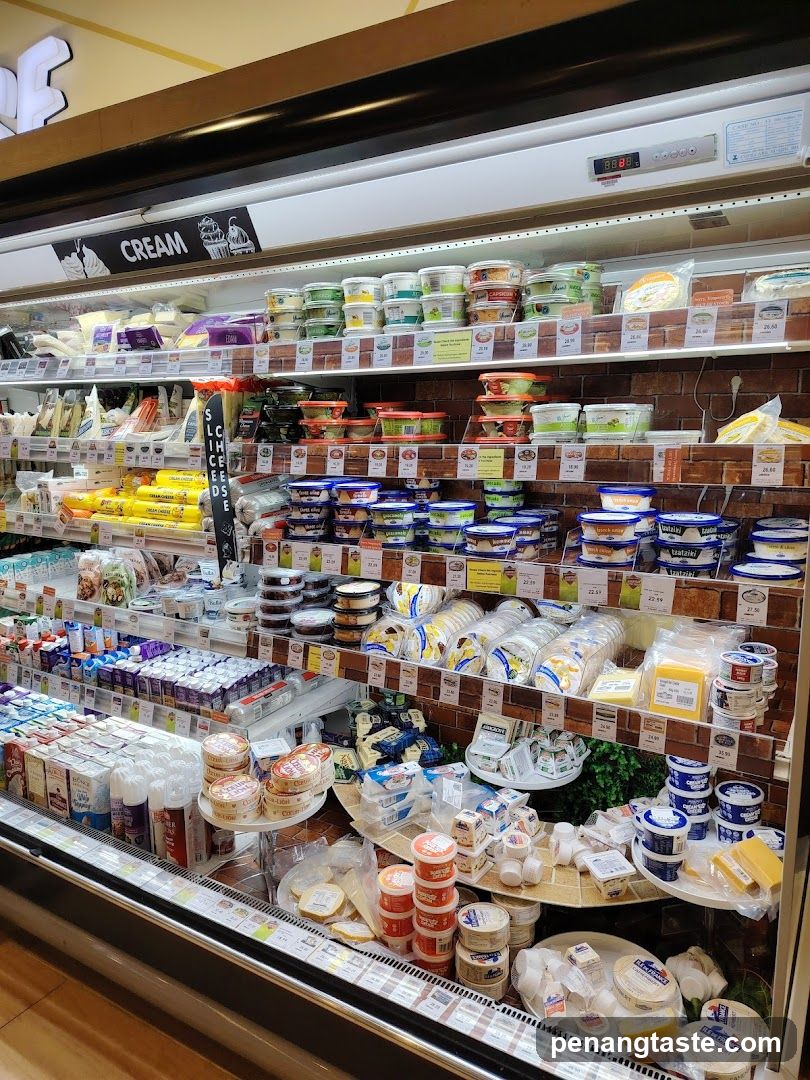 Refrigerated dairy section