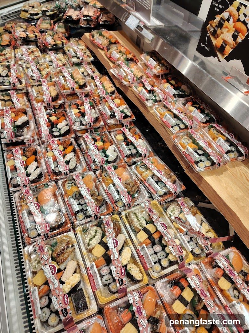 Sushi Display in Retail Store