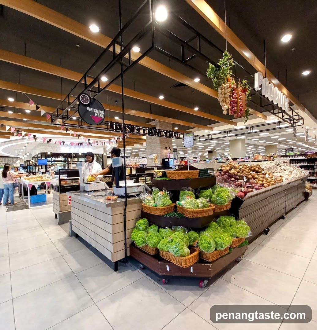 Supermarket Produce Section