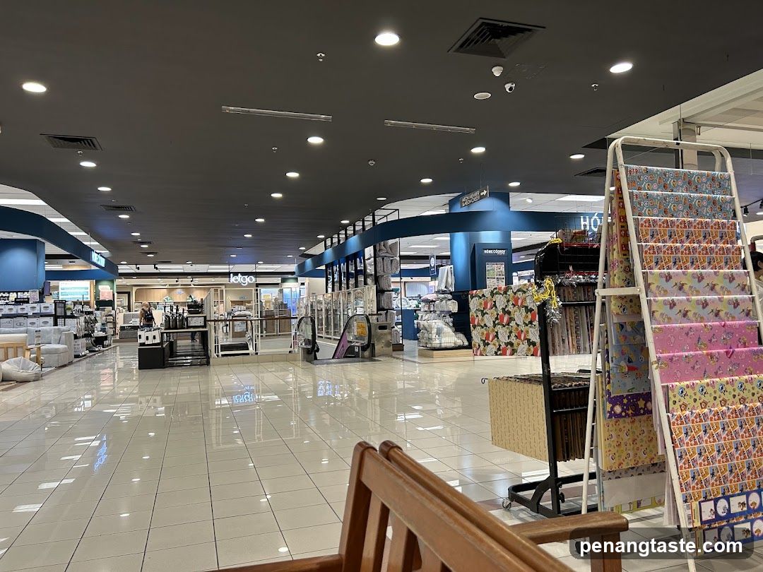 Interior of retail store