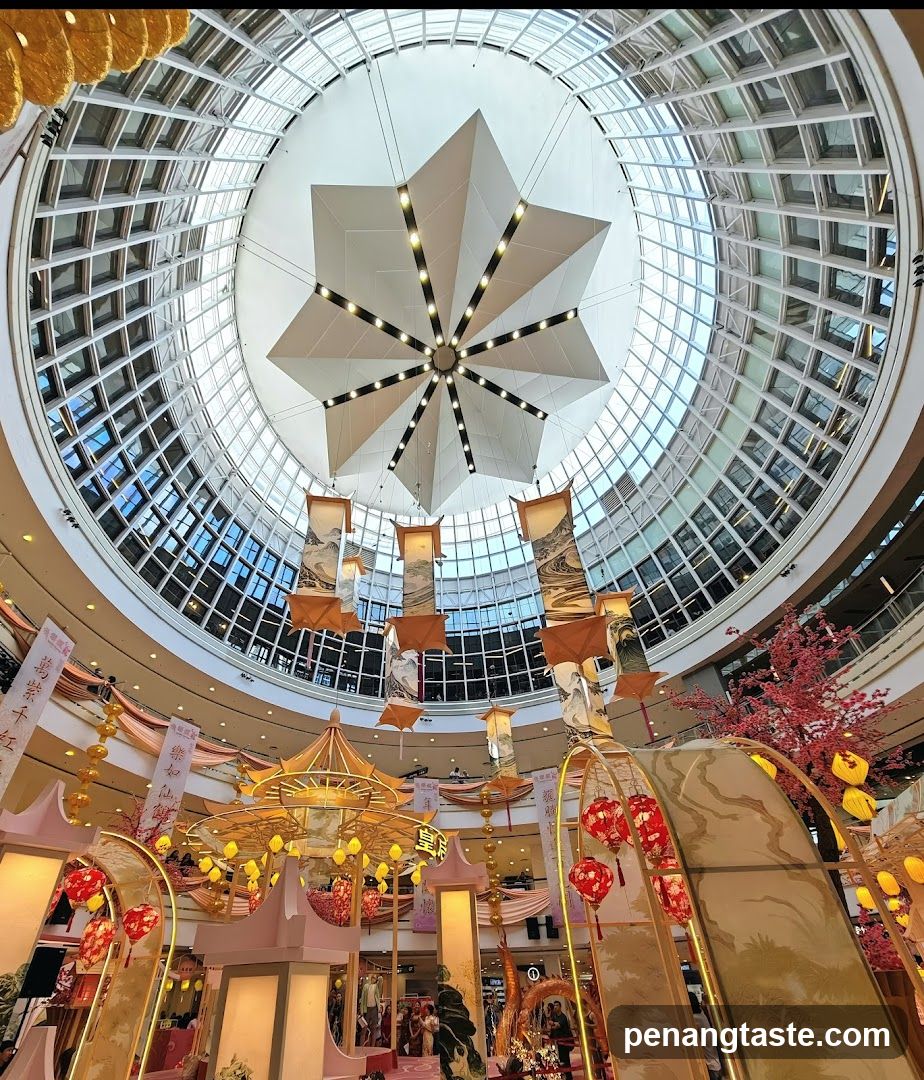 Interior of a shopping mall