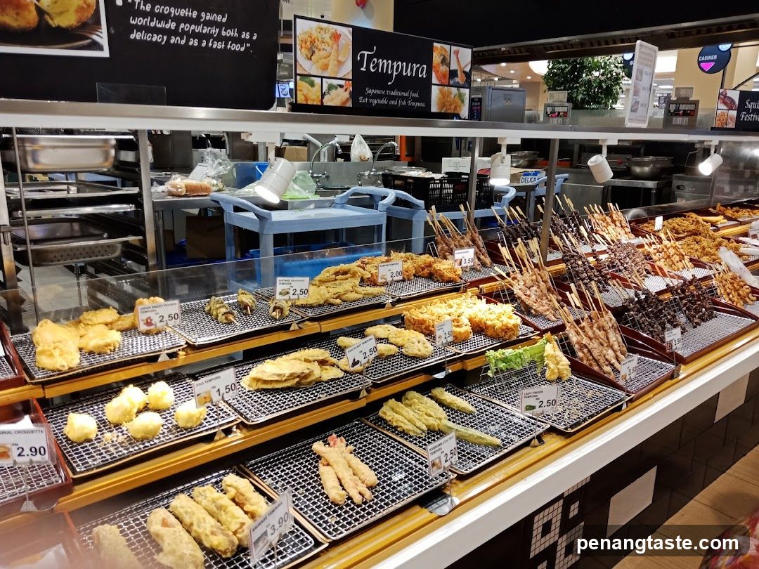 Food Display Counter in a Food Court