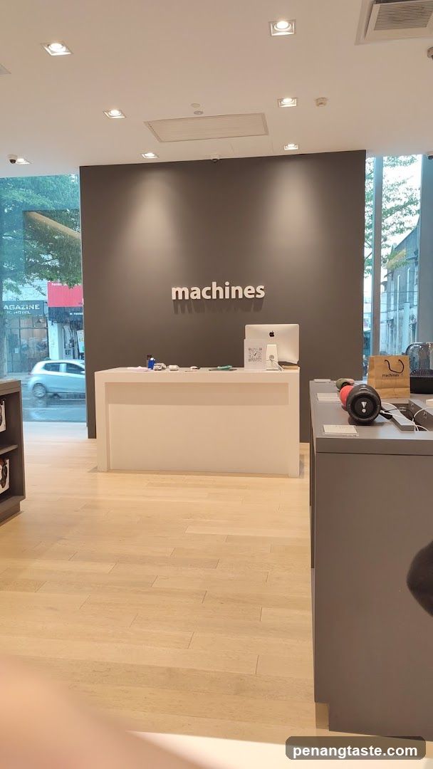 Interior of a retail store