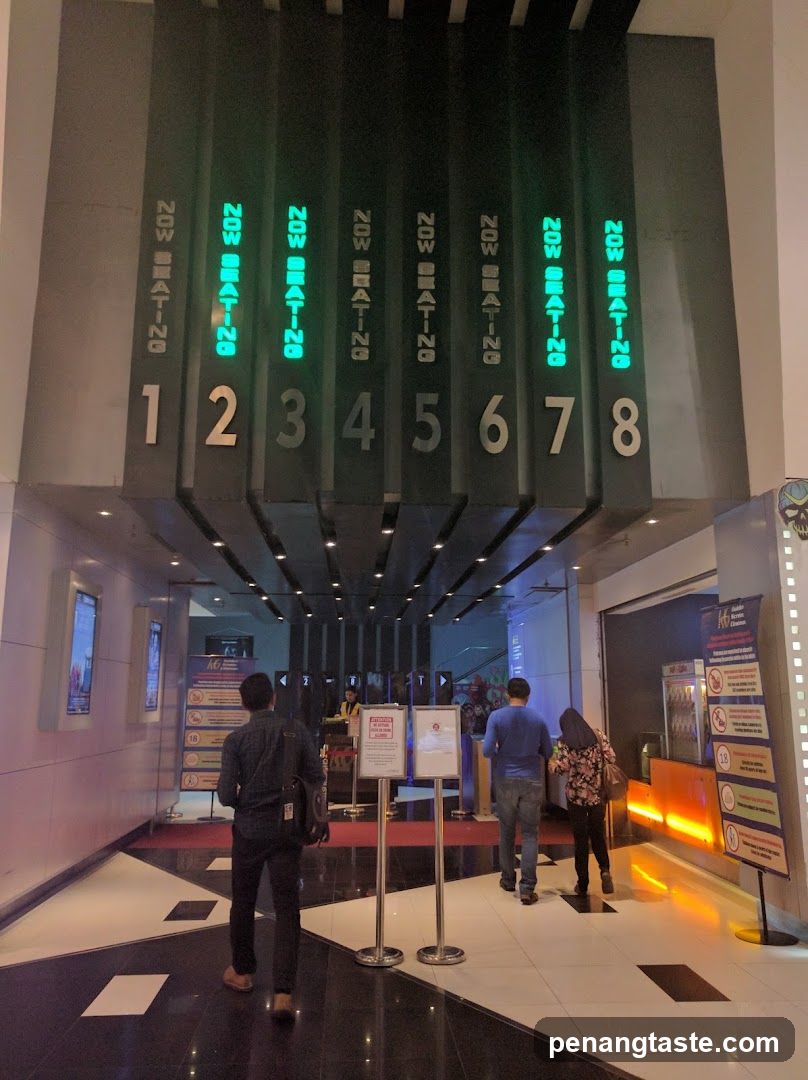 Movie theater lobby