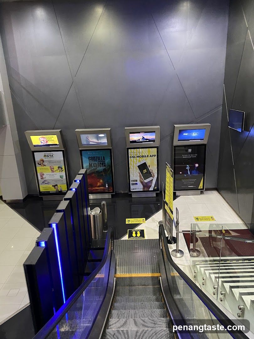 Escalator Area with Promotional Displays