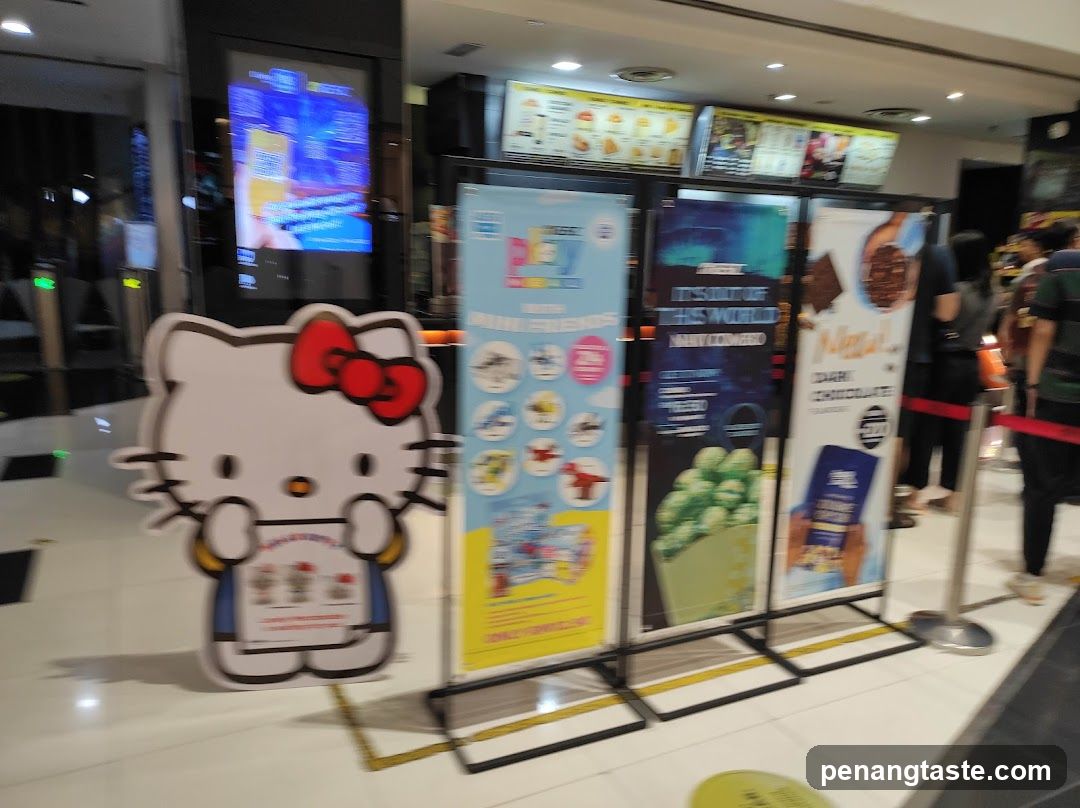 Interior promotional display area
