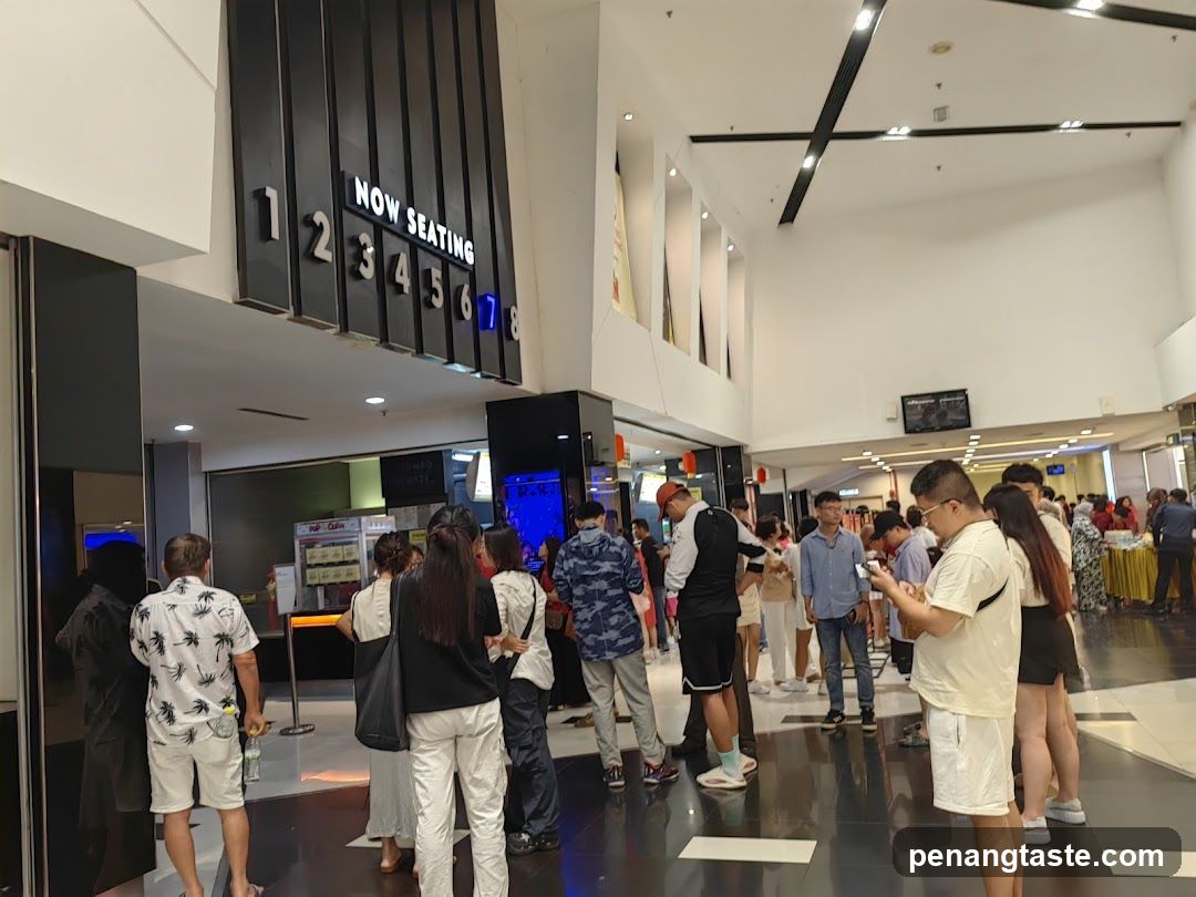 Movie theater lobby