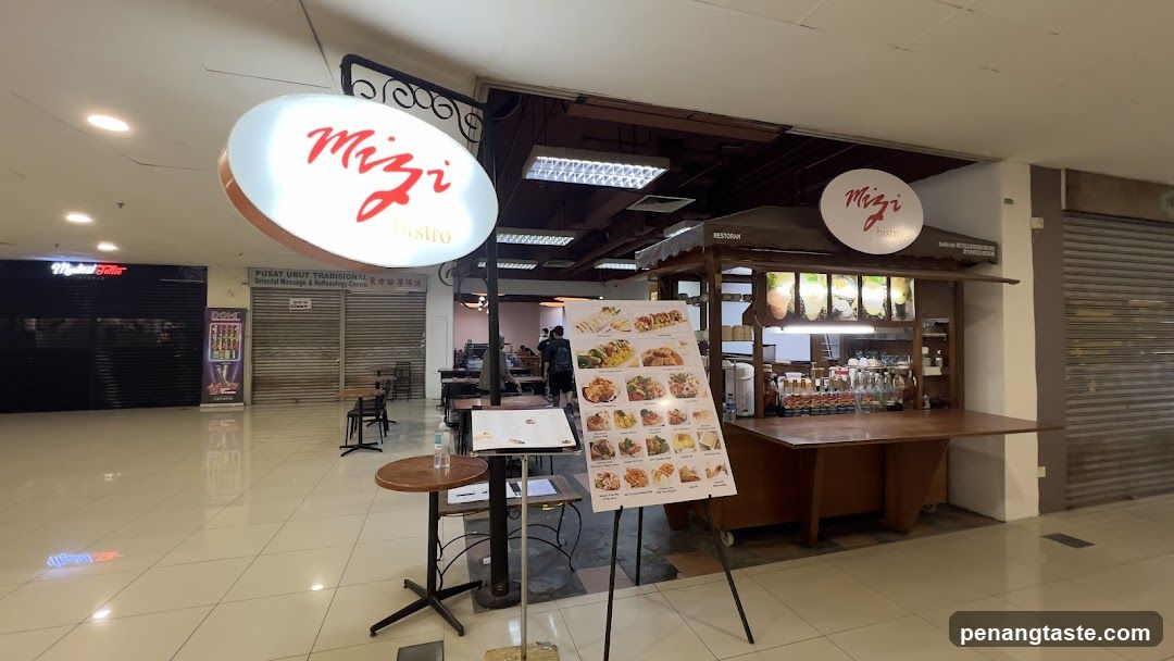 Mizi Bistro storefront interior