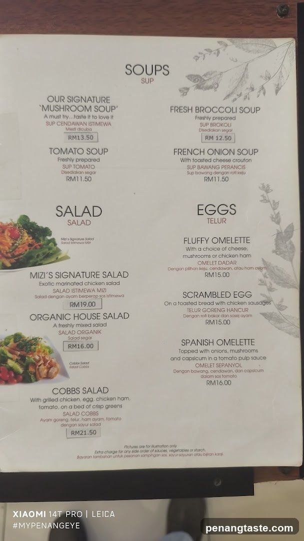 Soup and Salad Menu