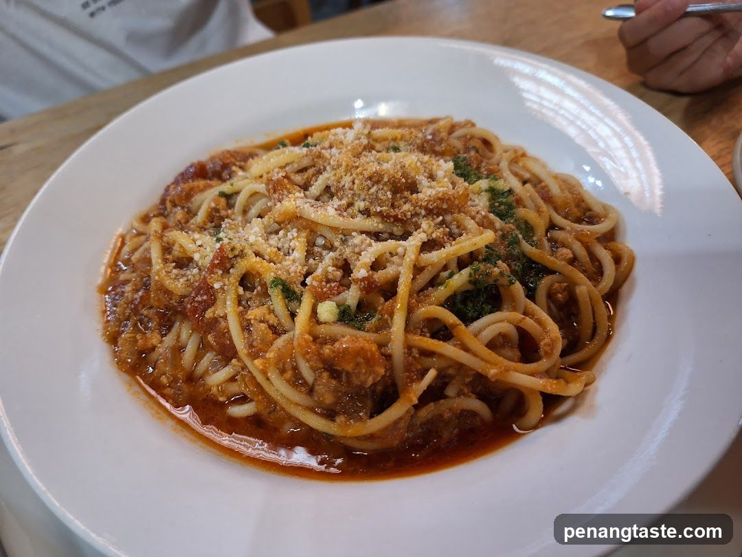 Spaghetti dish