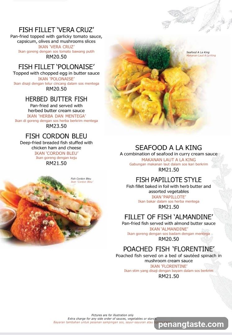 Fish Menu