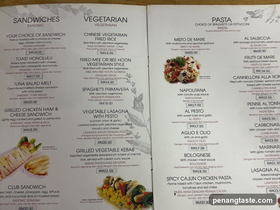 Restaurant Menu