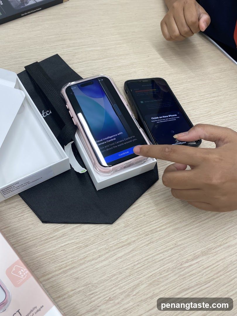 Phone Setup Display