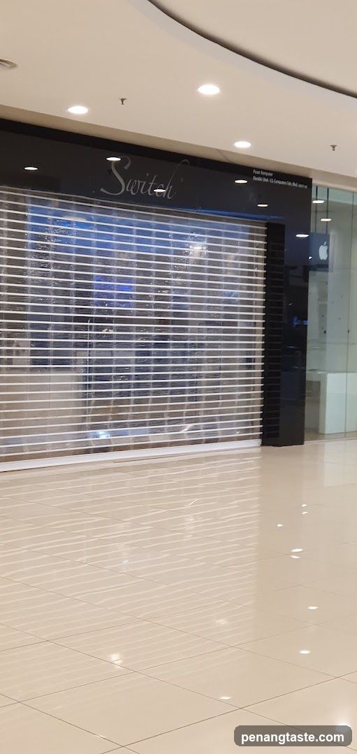 Storefront with Closed Roll-Up Door