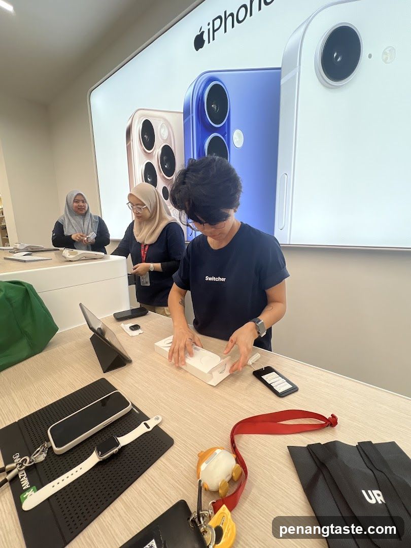Store Interior with iPhone Display