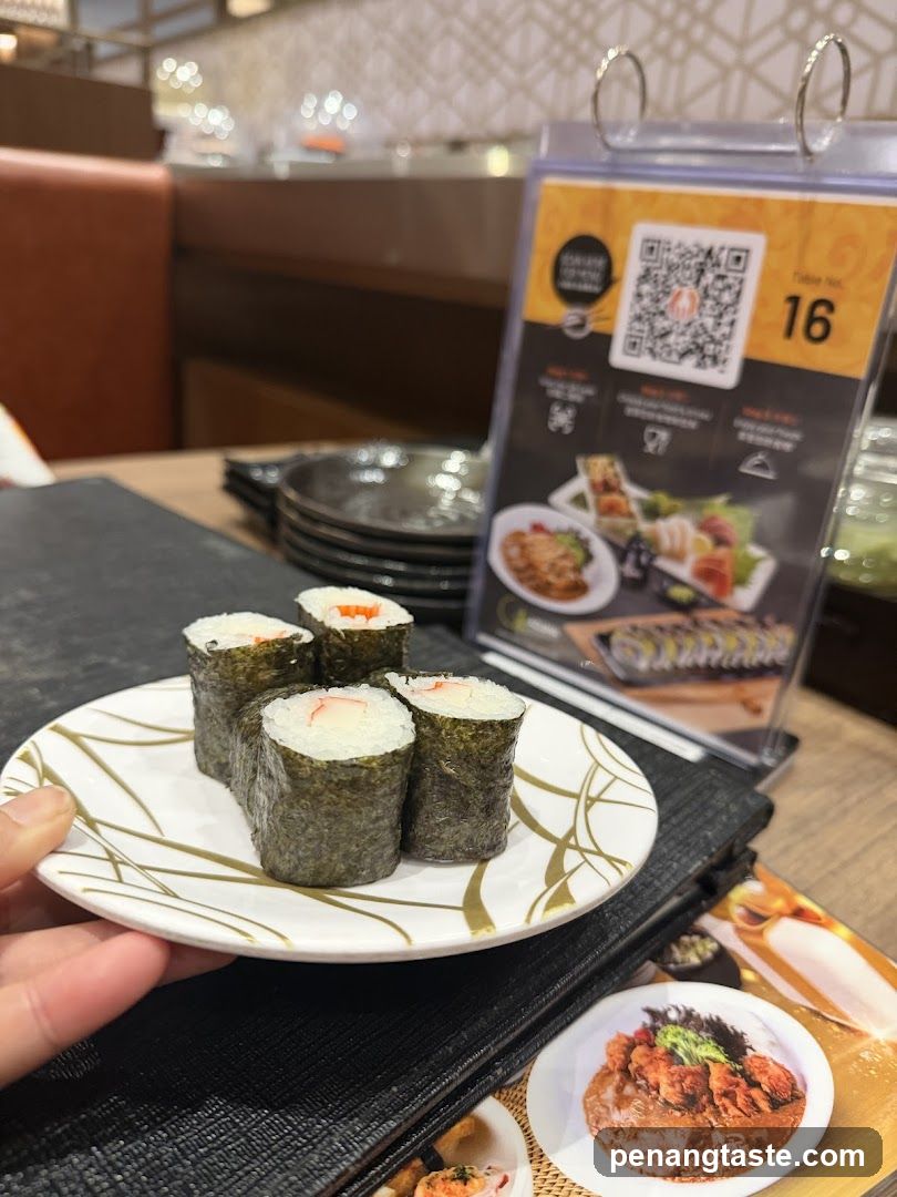 Sushi Plate at Table 16
