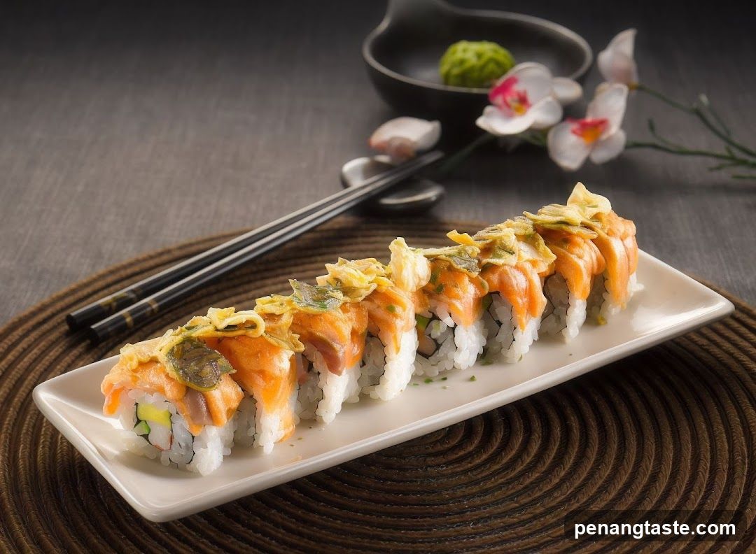 Sushi Roll Presentation