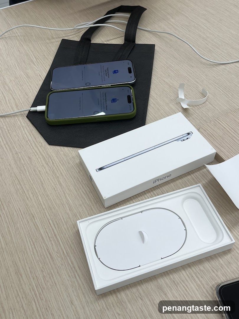 iPhone Unboxing Setup