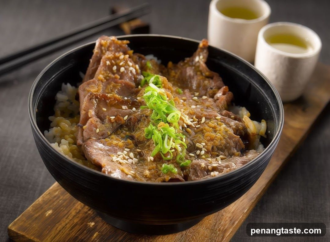 Bowl of Beef Donburi