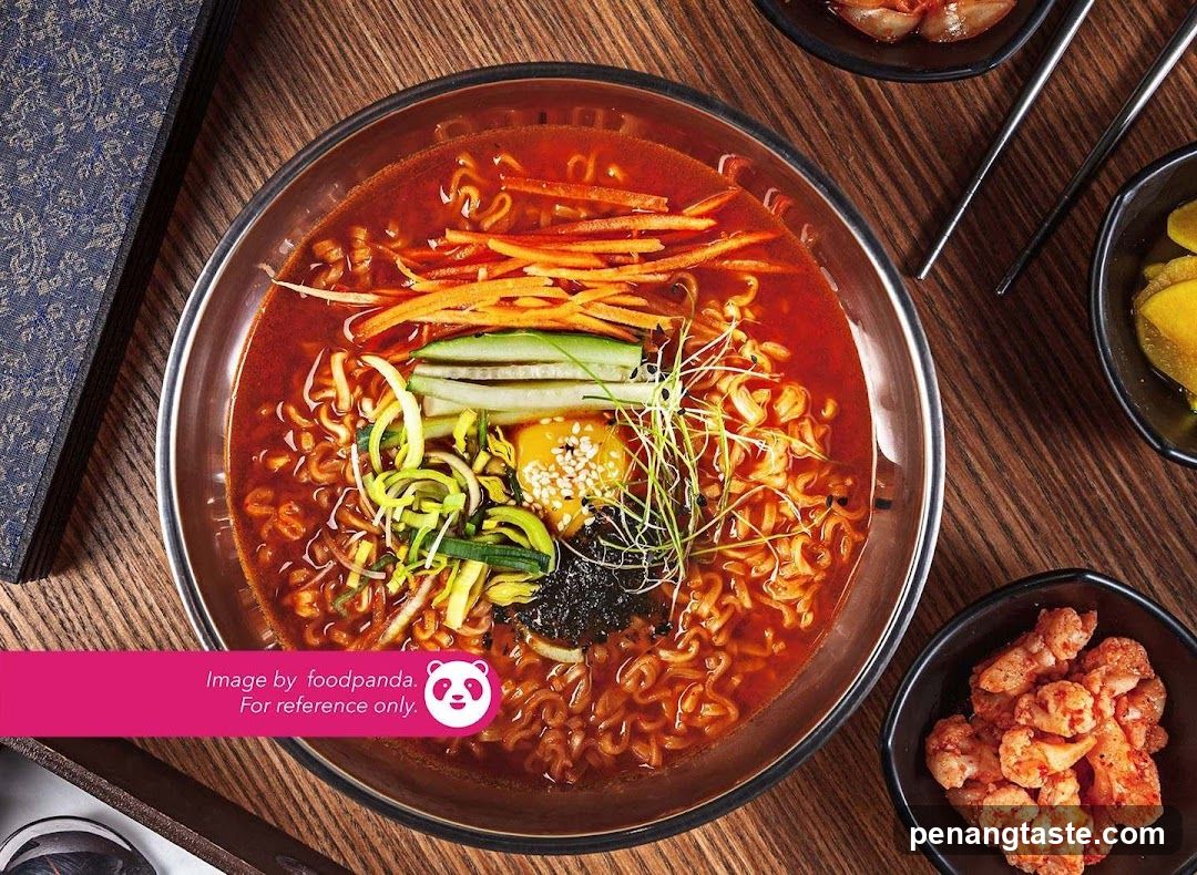 Noodle Bowl with Side Dishes