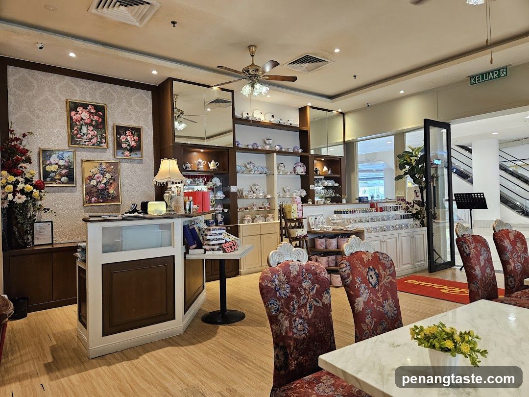 Interior of a retail store