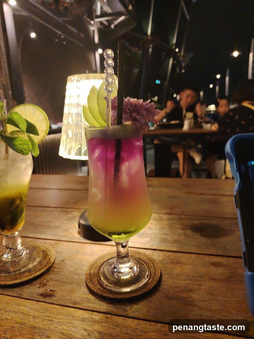 Bar Interior Night Scene